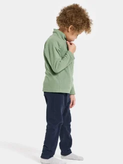 Fleecetøj|Didriksons Monte Fleecetrøje, Light Moss Grøn