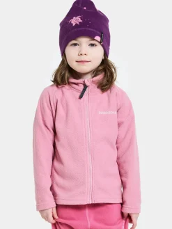 Fleecetøj|Didriksons Monte Fleecetrøje, Light Heather Pink Lyserød