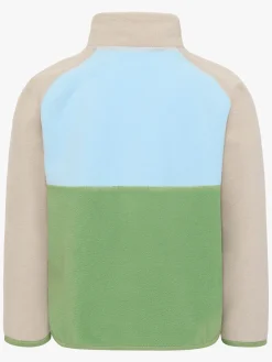 Børn Didriksons Fleecetøj-Monte Fleecetrøje, Algae Green