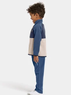 Fleecetøj|Didriksons Monte Fleecetrøje, Beach Beige Beige/Blå