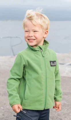 Fleecetøj|Didriksons Muskot  Vindtæt Vindtæt Fleecetrøje, Algae Green
