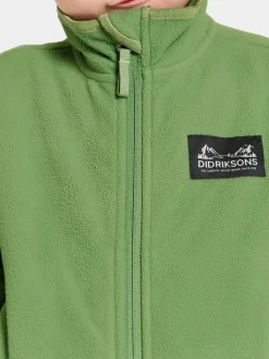 Fleecetøj|Didriksons Muskot  Vindtæt Vindtæt Fleecetrøje, Algae Green