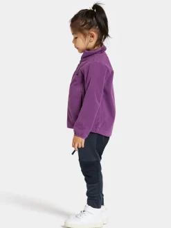 Fleecetøj|Didriksons Muskot  Vindtæt Vindtæt Fleecetrøje, Grape