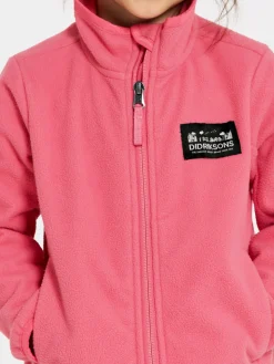 Fleecetøj|Didriksons Muskot  Vindtæt Vindtæt Fleecetrøje, Dusty Azalea