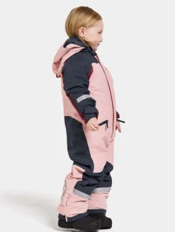 Flyverdragter|Didriksons Neptun Flyverdragt, Dusty Pink Lyserød/Sort