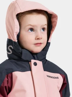 Flyverdragter|Didriksons Neptun Flyverdragt, Dusty Pink Lyserød/Sort