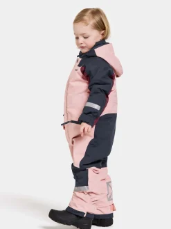 Flyverdragter|Didriksons Neptun Flyverdragt, Dusty Pink Lyserød/Sort