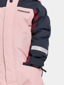 Overtøj|Didriksons Neptun Flyverdragt, Dusty Pink Lyserød/Sort