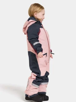 Overtøj|Didriksons Neptun Flyverdragt, Dusty Pink Lyserød/Sort