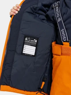 Vintertøj|Didriksons Neptun Vinterjakke, Orange Jam Blå/Orange