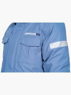 Vintertøj|Didriksons Nokosi Parka, Coldsmoke Blue Blå