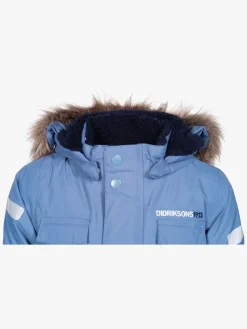 Vintertøj|Didriksons Nokosi Parka, Coldsmoke Blue Blå