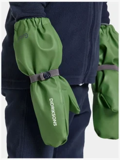 Regntøj|Tilbehør|Didriksons Pileglove Forede Regnvanter, Algae Green Grøn