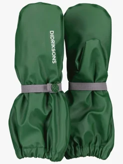 Regntøj|Tilbehør|Didriksons Pileglove Forede Regnvanter, Pine Green Grøn