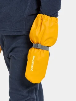 Regntøj|Tilbehør|Didriksons Pileglove Forede Regnvanter, Oat Yellow Gul