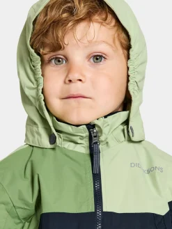 Overtøj|Didriksons Pilvi Skaljakke, Light Algae Green Grøn