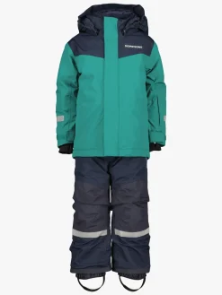 Vintertøj|Didriksons Skare Skisæt, Petrol Green Grøn/Sort