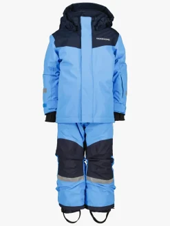 Børn Didriksons Vintertøj-Skare Skisæt, Play Blue