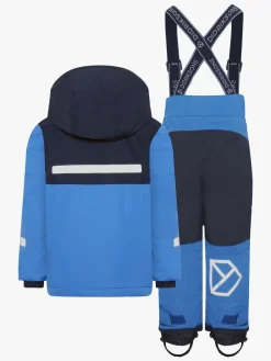 Børn Didriksons Vintertøj-Skare Skisæt, Sapphire Blue