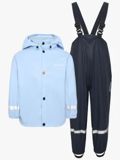 Regntøj|Didriksons Slaskeman Regnsæt, Light Sea Blue Blå