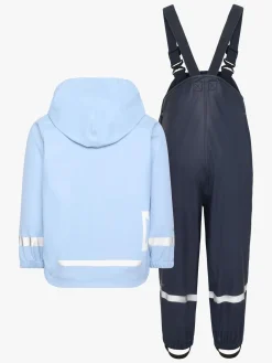 Regntøj|Didriksons Slaskeman Regnsæt, Light Sea Blue Blå