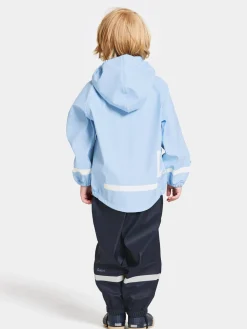 Regntøj|Didriksons Slaskeman Regnsæt, Light Sea Blue Blå