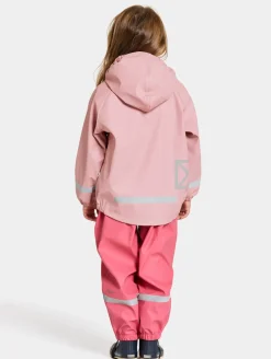 Regntøj|Didriksons Slaskeman Regnsæt, Soft Pink