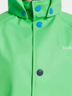 Regntøj|Didriksons Slaskeman Regnsæt, Frog Green Grøn/Blå