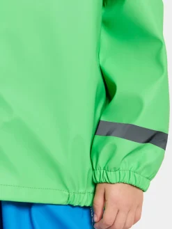 Regntøj|Didriksons Slaskeman Regnsæt, Frog Green Grøn/Blå