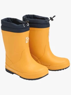 Gummistøvler|Didriksons Slush Forede Gummistøvler, Oat Yellow Gul