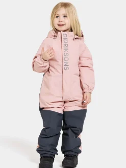 Flyverdragter|Overtøj|Didriksons Talvi Flyverdragt, Dusty Pink Lyserød/Grå/Blå