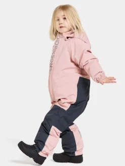 Flyverdragter|Overtøj|Didriksons Talvi Flyverdragt, Dusty Pink Lyserød/Grå/Blå