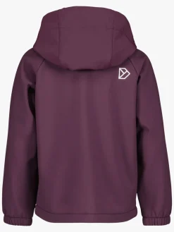 Børn Didriksons Overtøj-Troel Softshelljakke, Plumb