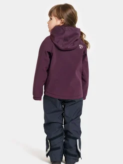 Børn Didriksons Overtøj-Troel Softshelljakke, Plumb