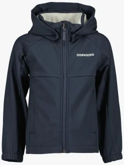 Overtøj|Didriksons Troel Softshelljakke, Navy Blå