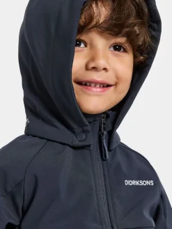 Overtøj|Didriksons Troel Softshelljakke, Navy Blå