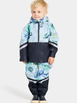 Regntøj|Didriksons Waterman Regnsæt, Ocean Multi Blue