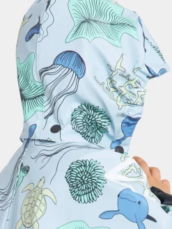 Regntøj|Didriksons Waterman Regnsæt, Ocean Multi Blue