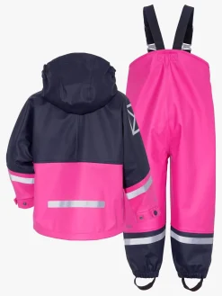 Børn Didriksons Regntøj-Waterman Regnsæt, Plastic Pink