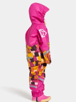 Børn Didriksons Regntøj-Waterman Regnsæt, Notes Pink