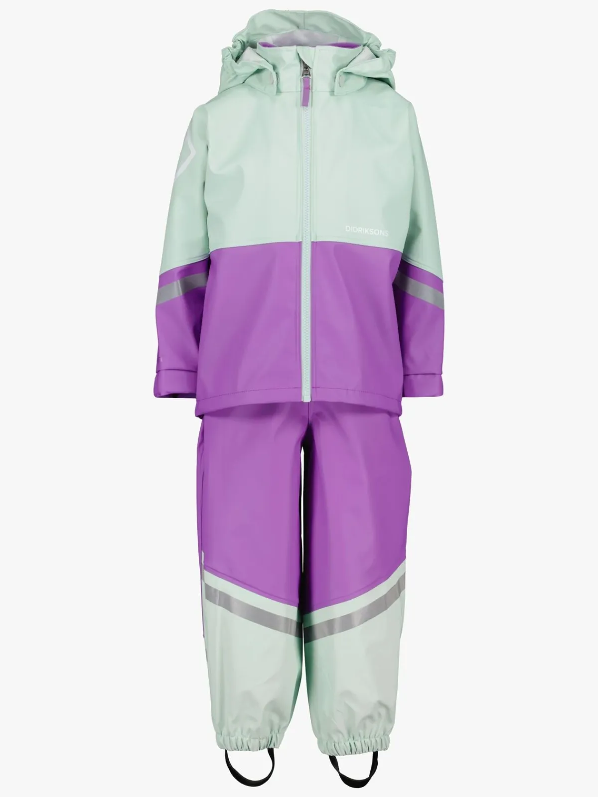 Børn Didriksons Regntøj-Waterman Regnsæt, Pale Mint
