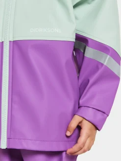 Børn Didriksons Regntøj-Waterman Regnsæt, Pale Mint