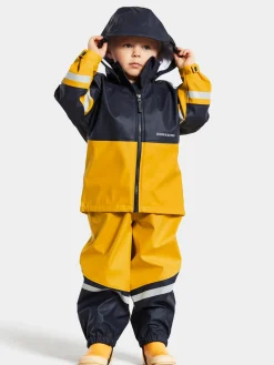 Børn Didriksons Regntøj-Waterman Regnsæt, Oat Yellow