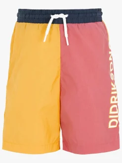 Uv & Strand|Didriksons Wavy Badebukser, Soft Rose Lyserød/Gul