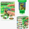DinoWorld Kreativt Legetøj-Dino World Klistermærkestempel