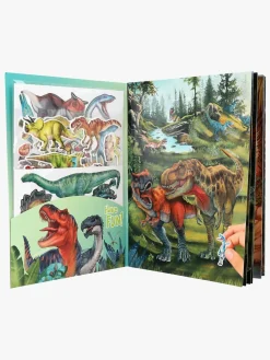 Kreativt Legetøj|DinoWorld Dino World Kreabog med Skumklistermærker