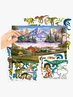 Kreativt Legetøj|DinoWorld Dino World Kreabog med Skumklistermærker