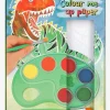 Kreativt Legetøj|DinoWorld Dino World Malesæt Colour Me Up Paper