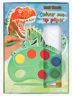 Kreativt Legetøj|DinoWorld Dino World Malesæt Colour Me Up Paper
