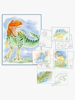 Kreativt Legetøj|DinoWorld Dino World Malesæt Colour Me Up Paper
